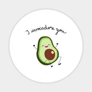 Avocado Pun Design Magnet